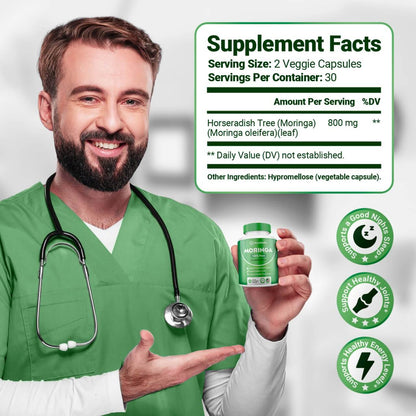 Pilative Moringa Powder Capsules
