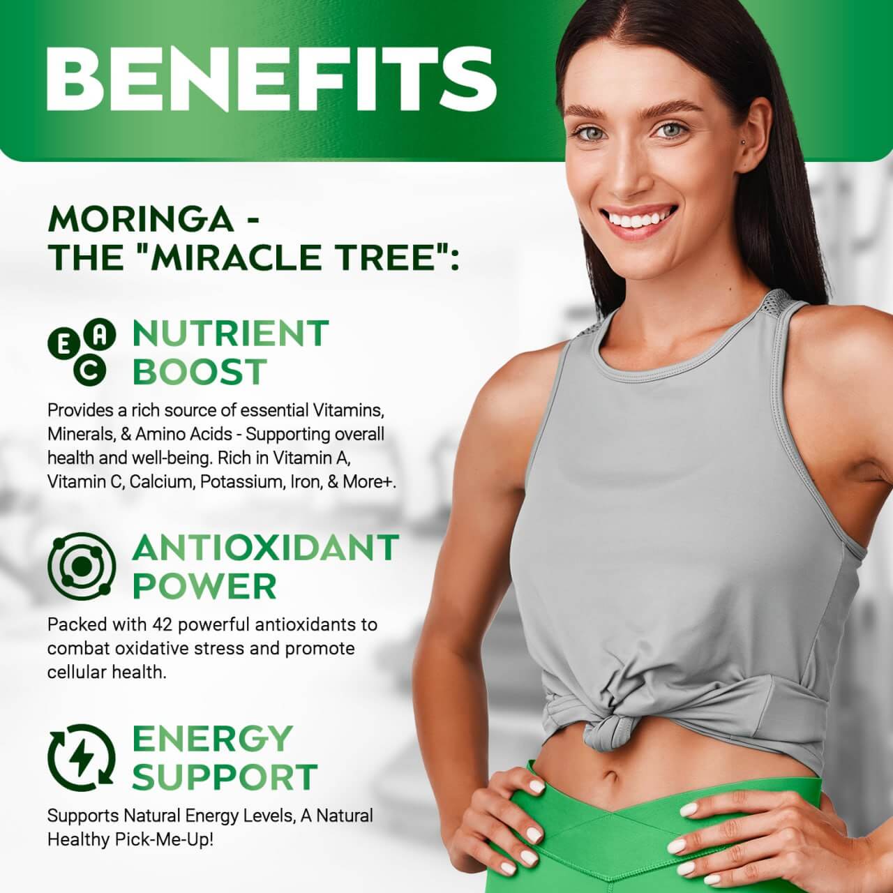 Pilative Moringa Powder Capsules
